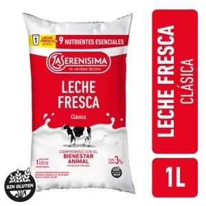 Leche La serenisima entera1 litro sachet