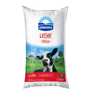 Leche entera Armonia 1 litro sachet
